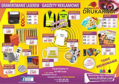 DRUKTUR.<font class="search">com</font> - drukarnia Internetowa/sklep REKLAMOWY