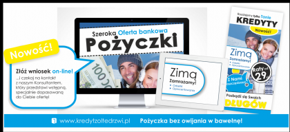 Kredyty, Pożyczki - wniosek przez Internet!