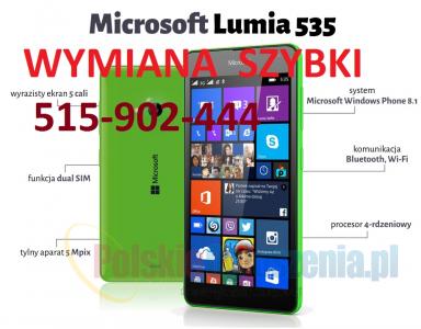 Nokia Lumia 530,535,620,625 wymiana szybki dotyku
