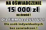 Kredyt na OŚWIADCZENIE 15 000 zł NA DOWÓD ! Cała Polska!