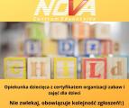 Opiekunka dziecięca z certyfikatem Centrum Edukacyjne Nova Poznań