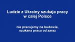 Praca dla mezczyzn z Ukrainy, cala Polska