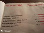 Polonez 1300,1500-instrukcja obsługi!!