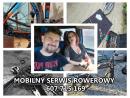Mobilny serwis rowerowy, naprawa rowerów Konstancin Warszawa Józefosław