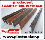 Lamele sufitowe drewnopodobne, styropianowe powlekane 3d Na Wymiar