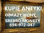 KUPIĘ ANTYKI,SREBRA,MONETY,ZEGARKI,IKONY,MILITARIA TELEFON 694972047