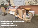 Odbiór,wywóz,utylizacja starych mebli z mieszkań,domów Wrocław.