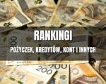 Rankingi produktów finansowych: pożyczek, kredytów, kont i innych