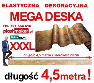 belki rustykalne sufitowe maskownice NA WYMIAR drewna fake wood elastyczna deska