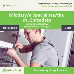 Młodszy/a Specjalista/tka ds. Sprzedaży